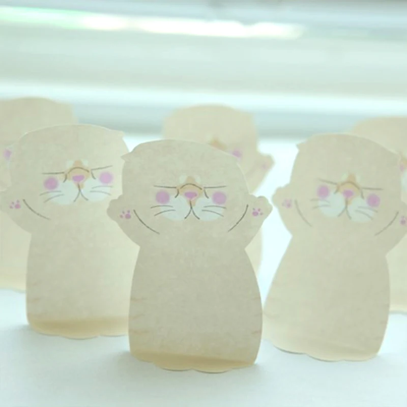 

Mini Cat N Times Memo Pad Sticky Notes Cartoon Animal Bookmark Stationery Label Stickers School Supplie Notepad escolar