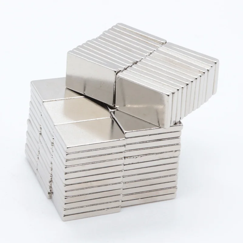 50pcs 15mm x 10mm 2mm N35 Small Super Strong Cuboid Rare Earth Neodymium Magnets 15x10x2 mm | Обустройство дома