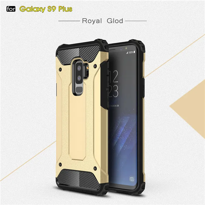 Гибридный армированный чехол из ТПУ для Samsung Galaxy S5 S6 S7 Edge S8 S9 PIus Прочный J1 J3 J5 J7 A3 A5 A7