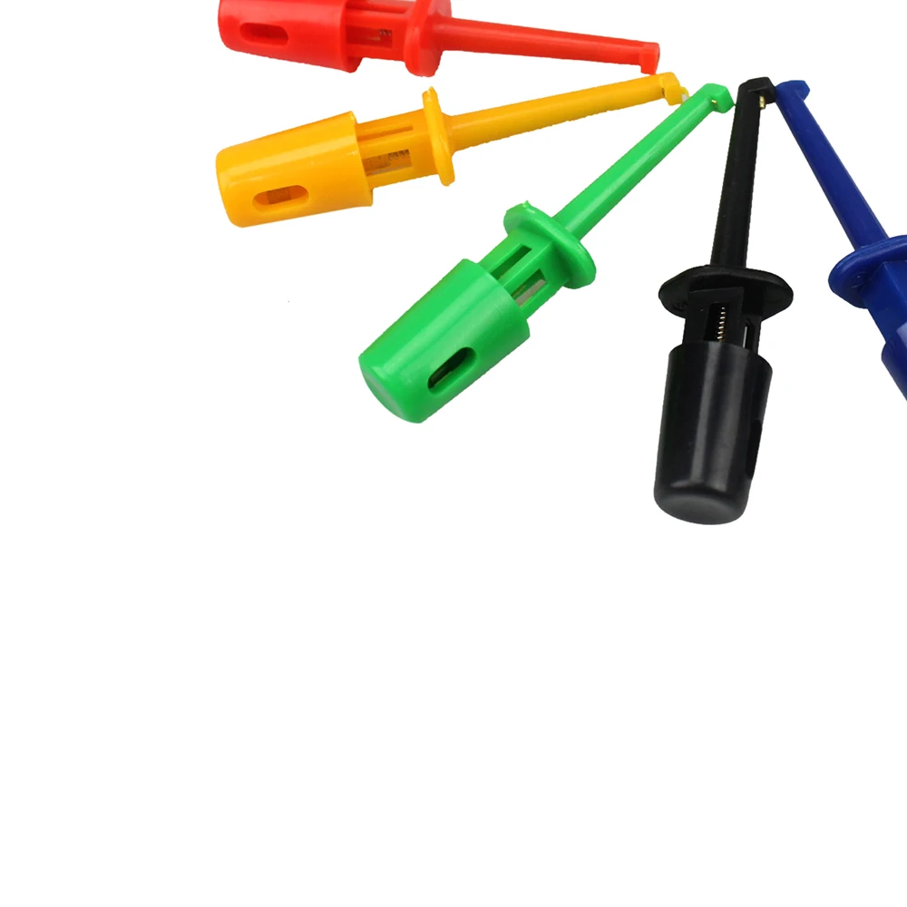 Набор свинцовых проводов для мультиметра 10 шт. электронный мини зонд с зажимом