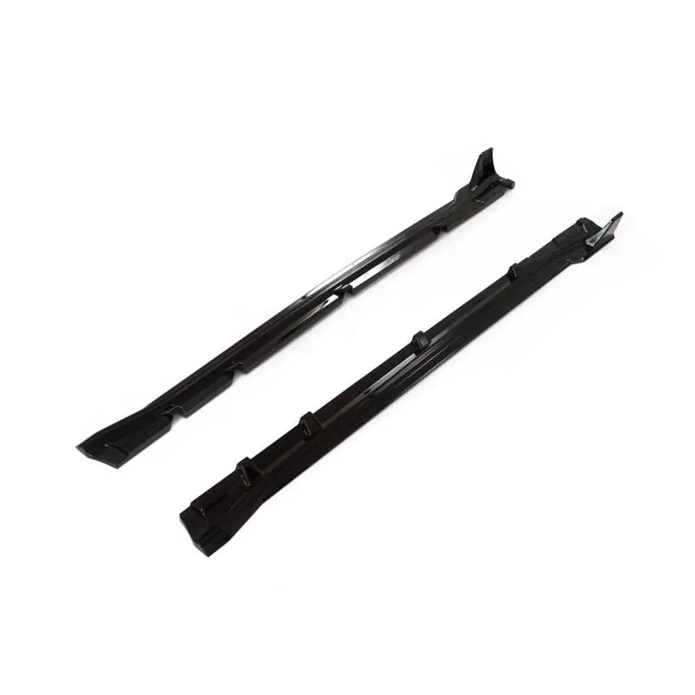 Глянцевая черная боковая юбка из углеродного волокна комплект для тела губа