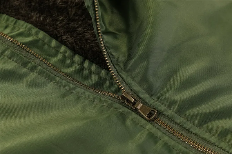 

2018 Autumn and winter new men's jacket warm cotton Leisure solid color velvet coat large size cotton clothing