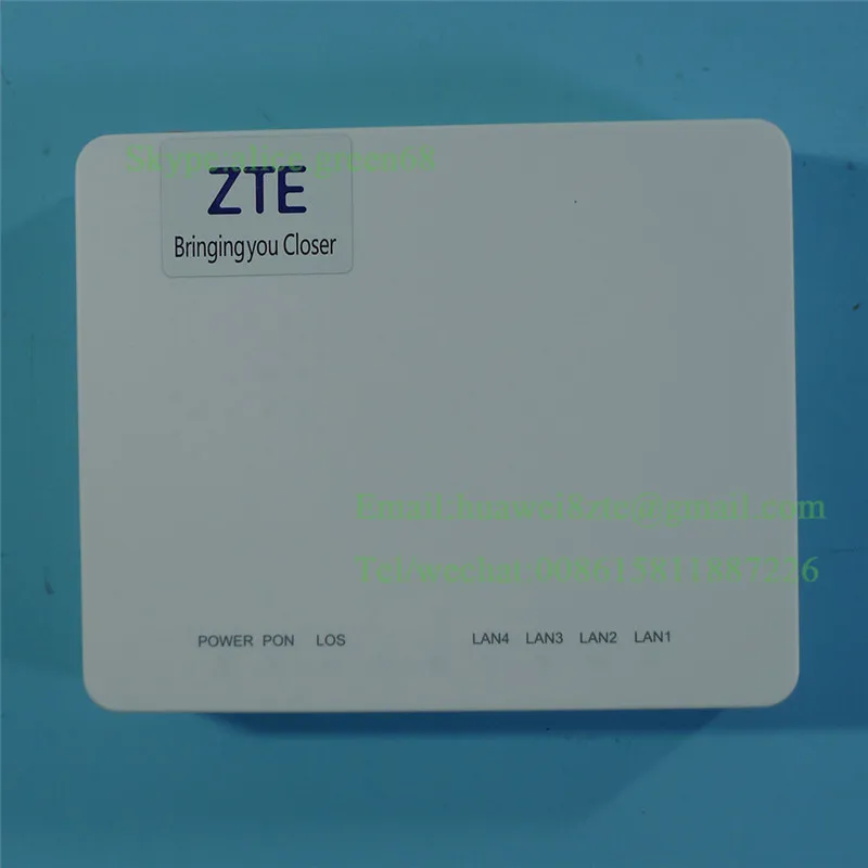 Терминал ZTE GPON ONU F633 с портами 1GE + 3FE LAN английский интерфейс