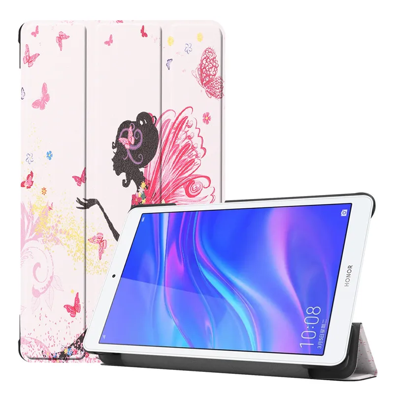 Складной чехол книжка для Huawei Honor Pad 5 8 0 дюйма из искусственной кожи с подставкой