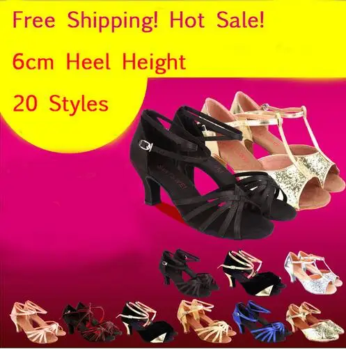 Latin Dance Shoes Salsa Shoes Tango Ballroom Dancing Shoes For Women Girls High Quality Shoes On Sale