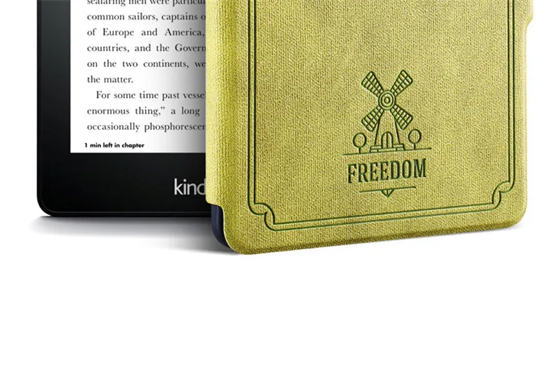 Магнитный чехол из искусственной кожи с принтом оленя для Amazon New Kindle 8-го поколения версия 6," Электронная книга мягкий чехол на заднюю панель+ пленка+ стилус