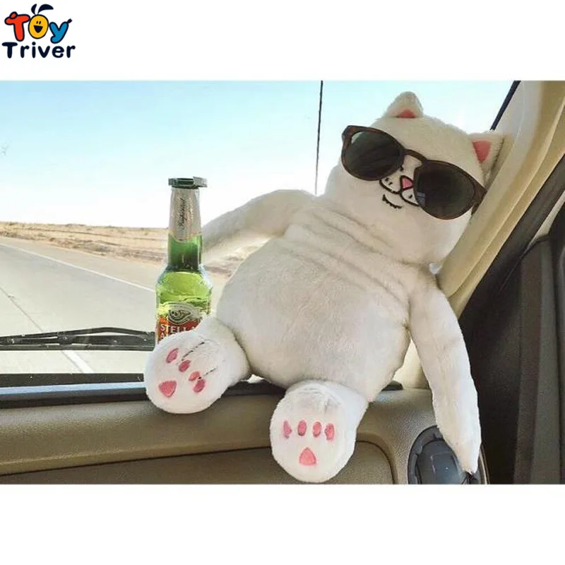 См 40 см Плюшевые лорд кошка игрушка мягкая зеленый чужой Кукла Kawaii подарок на