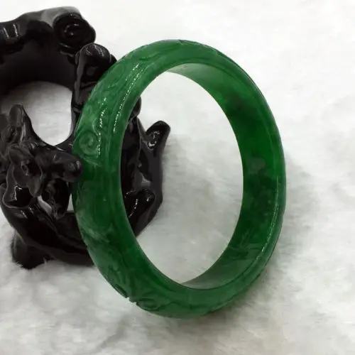 Горячая продажа винтажный китайский ручной резной изумрудно-зеленый жадеитовый