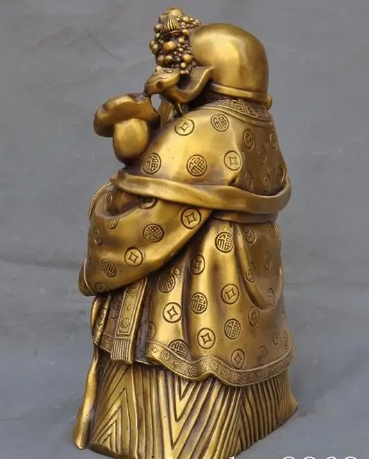 15 &quotКитай латунь yuanbao Монета слиток народное Богатство Бог Jambhala статуя Будды|buddha gold|buddha porcelainbuddha statue thailand |