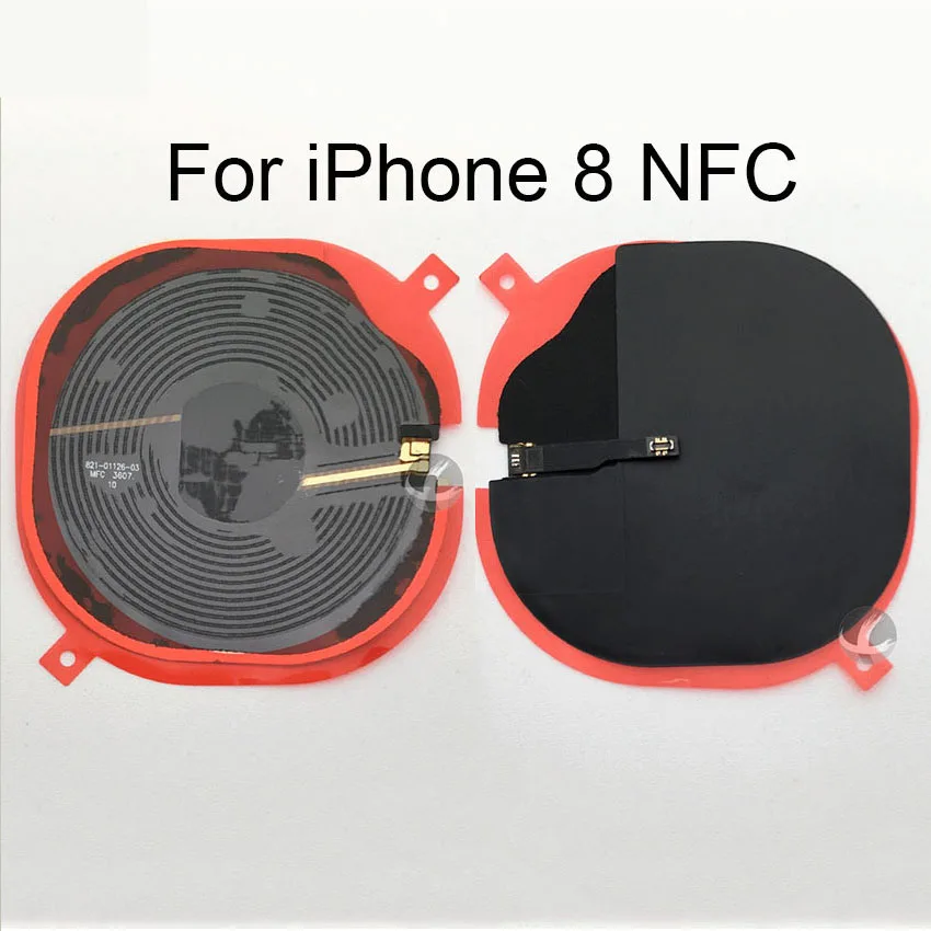 NFC Беспроводная зарядка для iPhone 8 8P X Plus панель зарядки наклейка зарядное