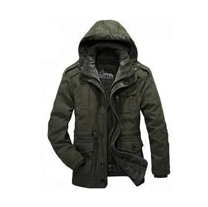 1358 green 4XL плюс зимняя уличная походная велосипедная охотничья альпинистская утолщенная теплая ветрозащитная куртка бархатная Теплая мужская хлопковая одежда пальто - Цвет: 1358 green