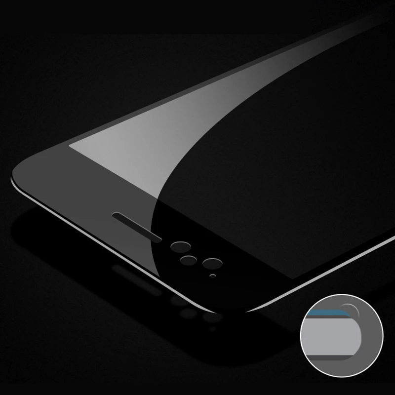 5D круглое изогнутое защитное закаленное стекло для OPPO R11/R9S 4D обновление края