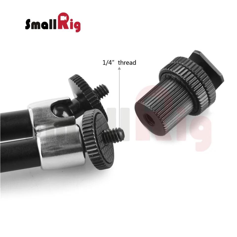 SmallRig Регулируемая фрикционная Артикуляционная магическая рукоятка " Длинная с холодным башмаком и стандартным 1/4"-20 резьбовым винтовым адаптером-1497