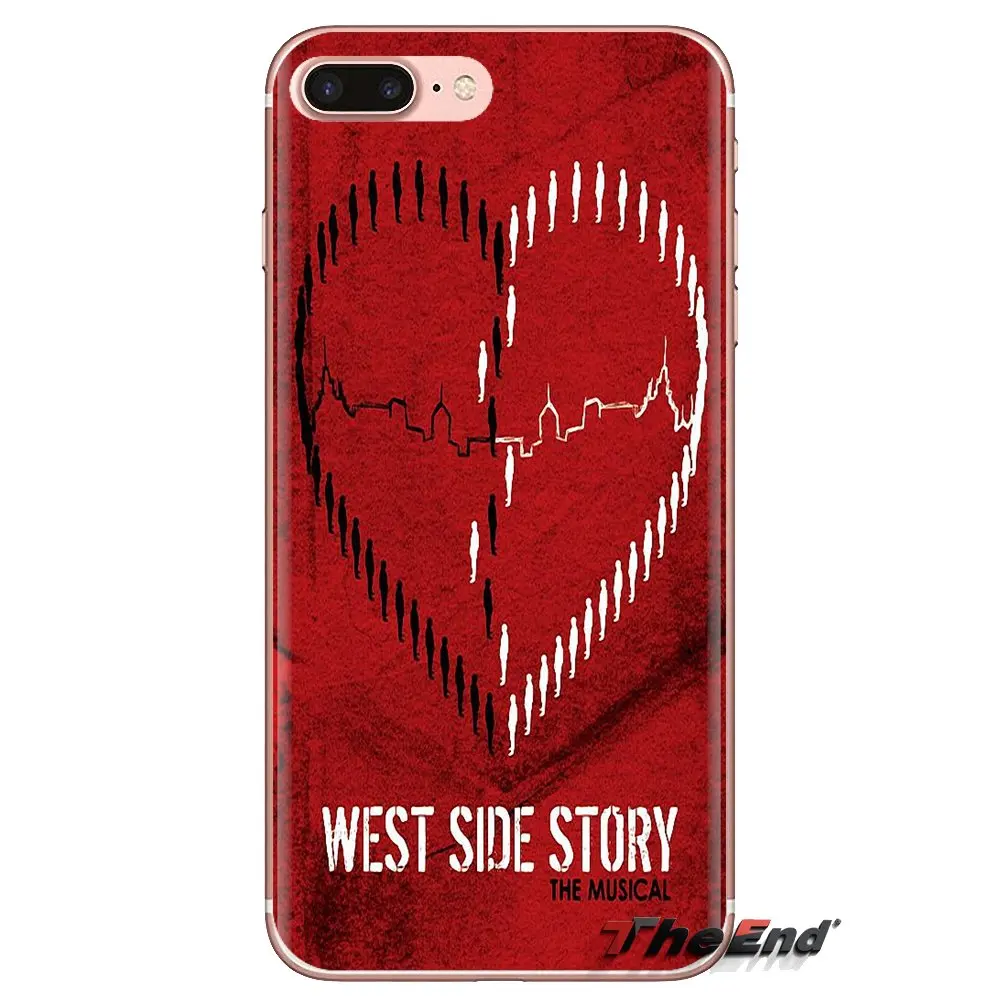 For Samsung Galaxy A3 A5 A7 A9 A8 Star A6 Plus 2018 2015 2016 2017 Transparent TPU Shell Cover West Side Story 1961 Poster Movie |