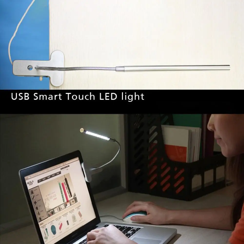 Настольная Светодиодная лампа с защитой глаз настольная для чтения USB сенсорная