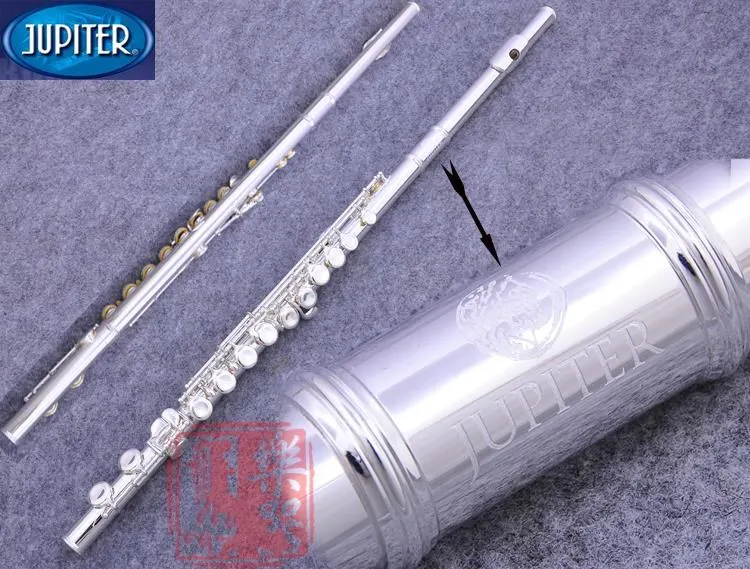 Новинка драпировочный флейта JUPITER 16 Флейта с ключом чехол серебряным флейтом для