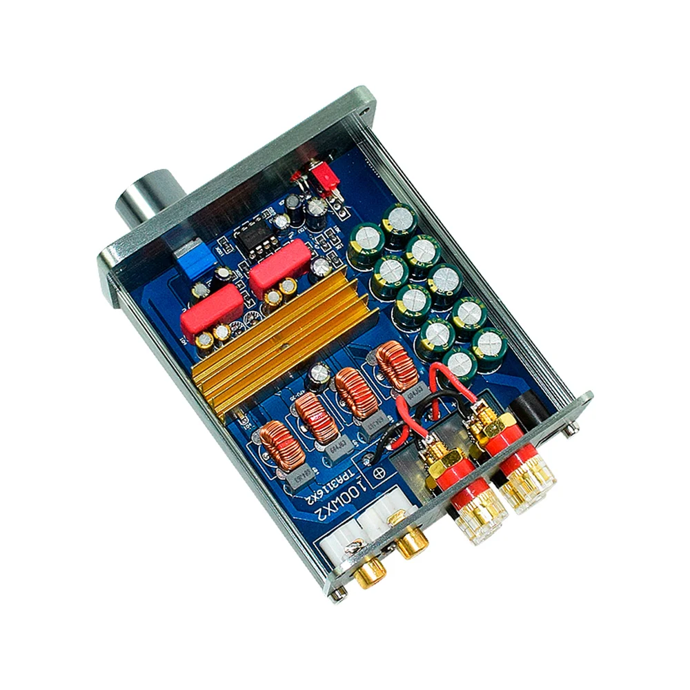 Цифровой усилитель мощности AIYIMA Mini TPA3116 Hi-Fi 100Wx2 стереоусилитель DIY звуковая
