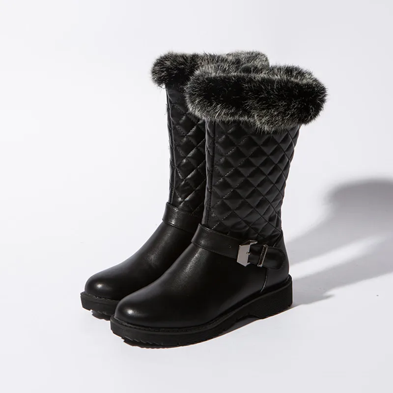 COSMAGIC/Новинка 2018 года зимние женские сапоги до колена модные рыцарские черные