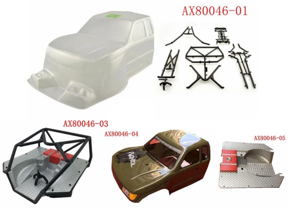 Фото Axial AX80046 AX90018 Радиоуправляемый гусеничный автомобиль 1/10 sacle SCX10 в рулоне комплект с