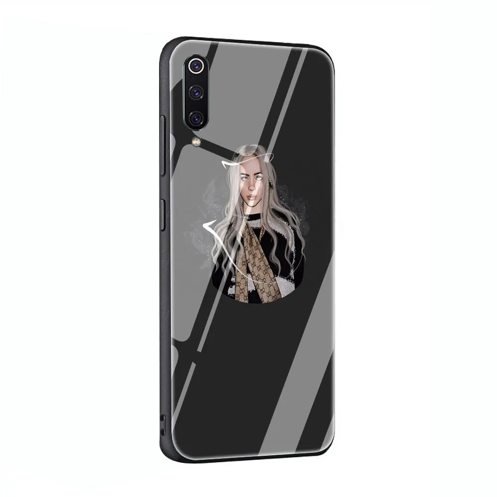G7 Billie Eilish закаленное стекло чехол для телефона Xiaomi mi 8 9 Красный mi 4X 6A Note 5 6 7 Pro Pocophone F1 - Цвет: G7