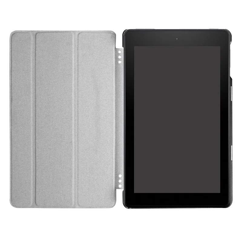 Mcdark для Amazon Kindle Fire HD8 2017 дюймов 8 0 HD чехол s трехскладной кожаный с подставкой