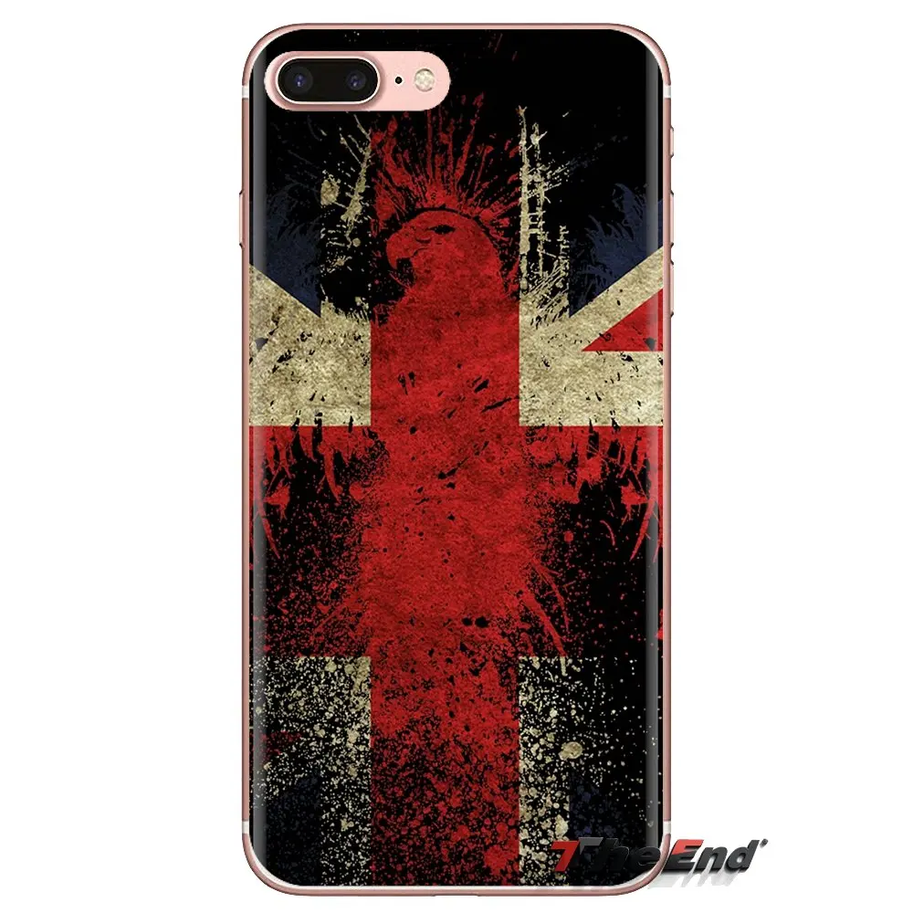 Прозрачный мягкий чехол для LG Spirit Motorola Moto X4 E4 E5 G5 G5S G6 Z Z2 Z3 G2 G3 C Play Plus Mini england uk flag |