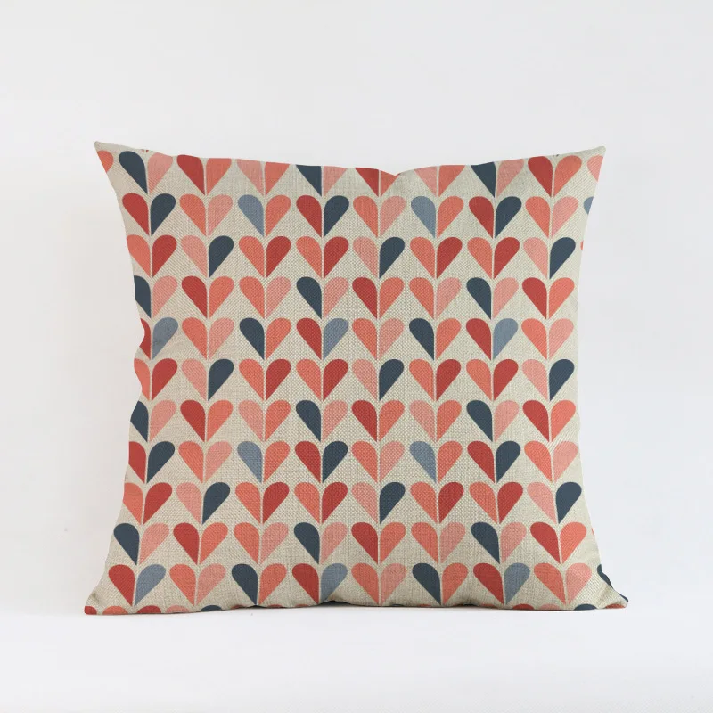 Классический чехол для подушки с геометрическим рисунком наволочка дивана