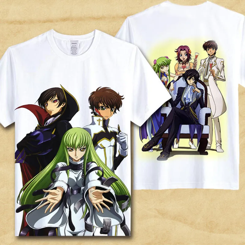 Футболка с надписью Code Geass Lelouch of the Rebellion Lamperouge забавная крутая футболка аниме