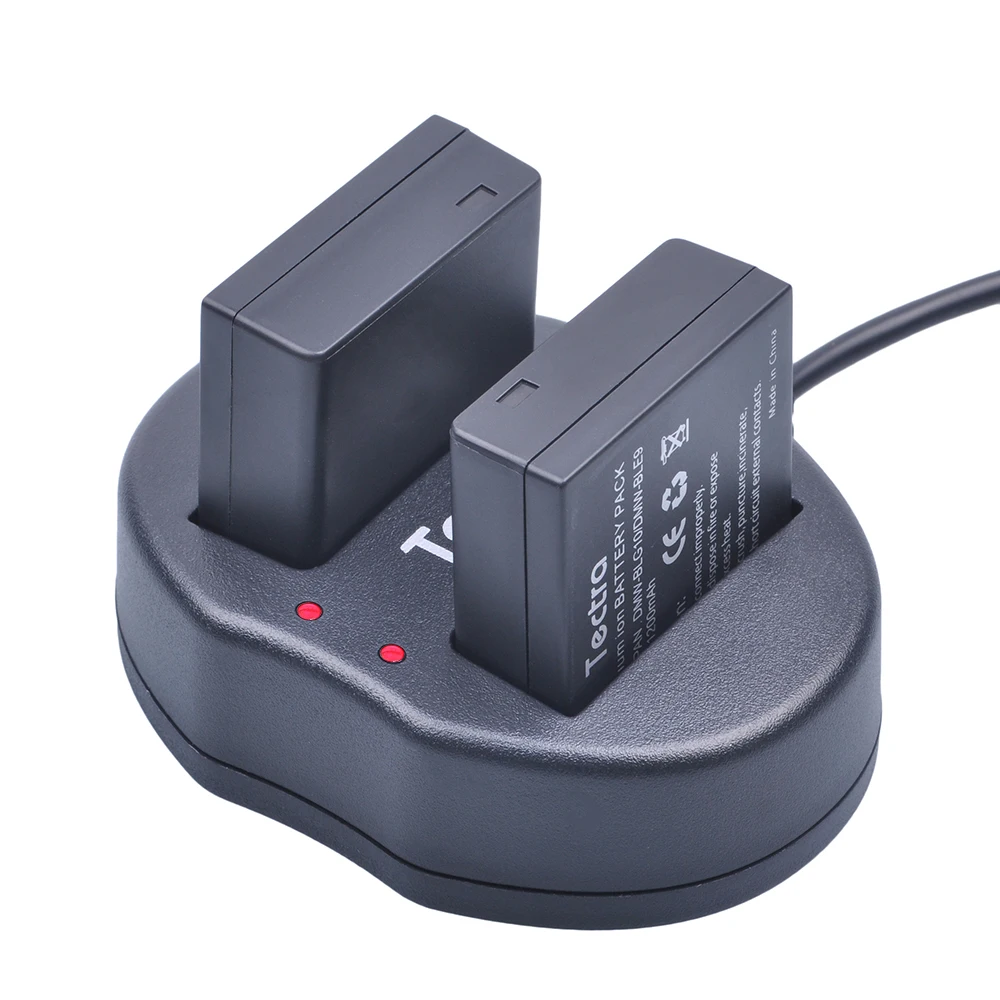 Tectra 2 шт. Φ аккумулятор + USB двойное зарядное устройство с адаптером переменного