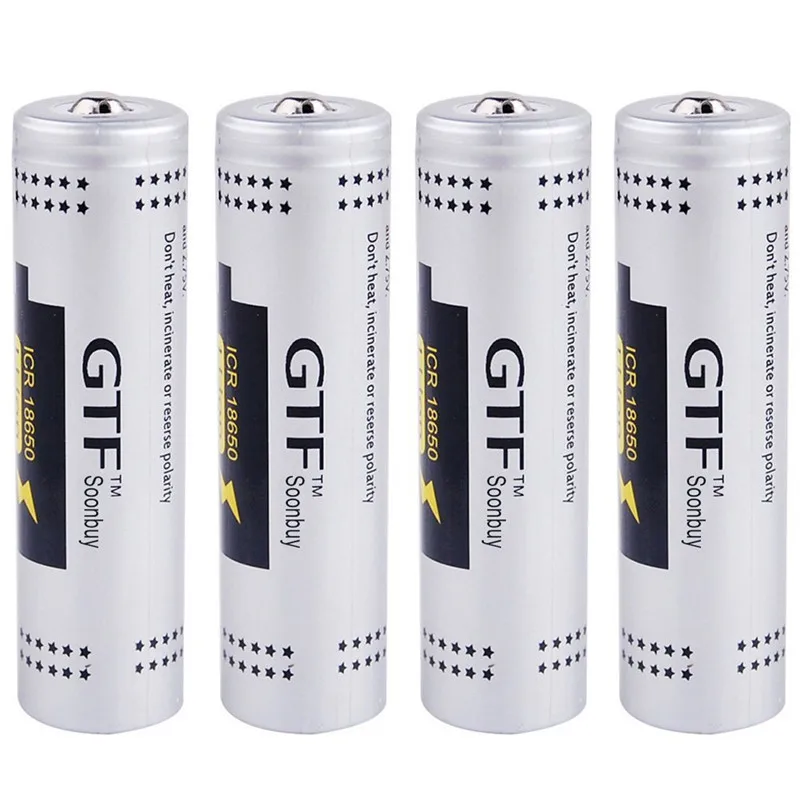 GTF 3 7 V 18650 батарея реальная мощность 3000 mAh литий-ионная аккумуляторная для