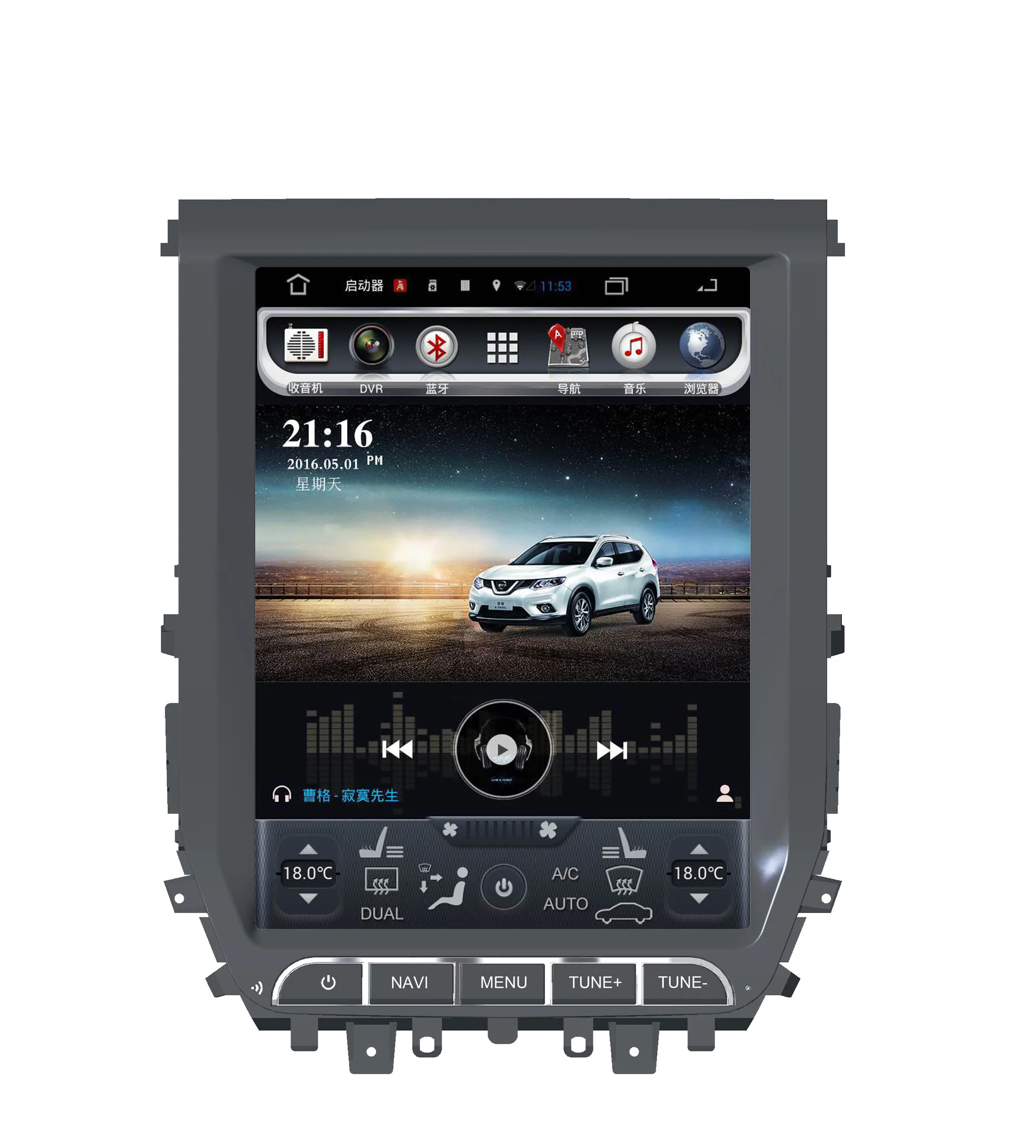12," Тесла стиль Android 8,1 Автомобильная dvd-навигационная система для Toyota Landcruiser land cruiser lc200 PX6 4G Оперативная память ips
