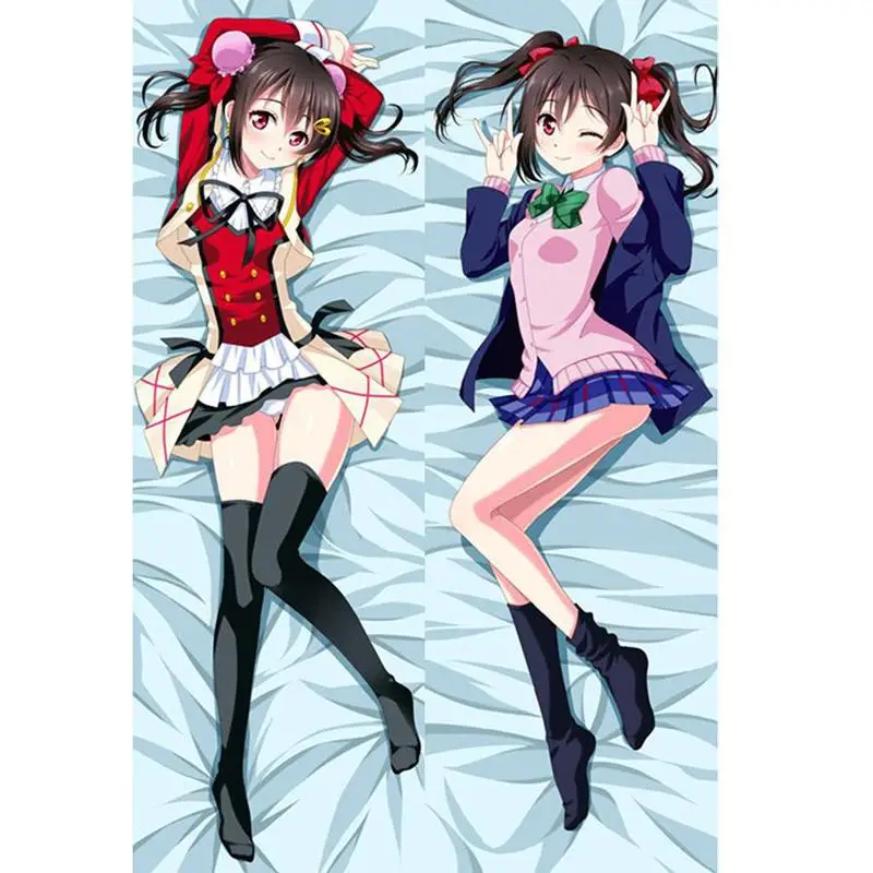 Японский 3D двухсторонний аниме Yazawa Nico Love Live! Бросок отаку дакимакура подарки