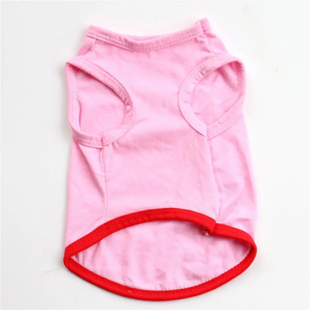 2021 Summer Breathable Dogs Vests Soft Cotton Small Chihuahua Clothes Printed Strawberry Cats Use Fashion Style Pet Products | Дом и сад