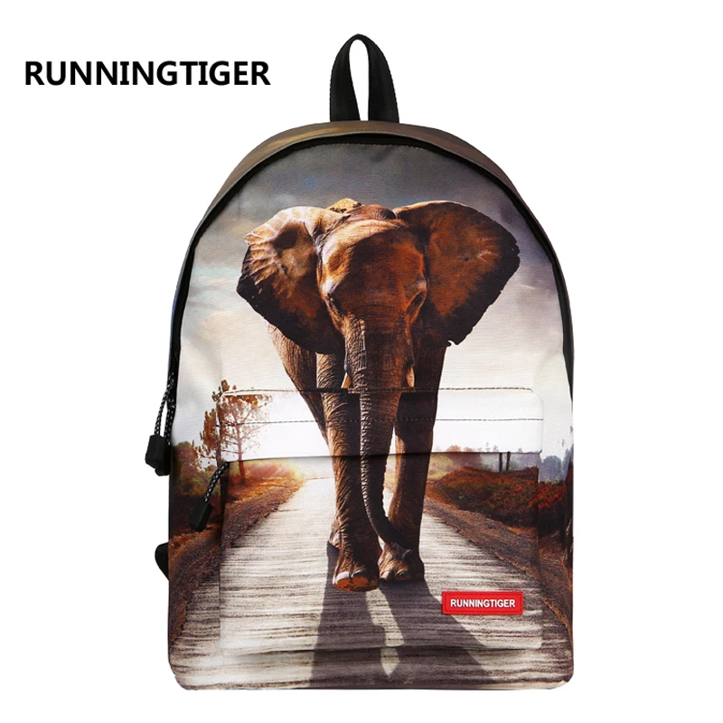 Runningtiger 3D Для женщин рюкзак школьный Обувь для девочек милый кот печати плеча