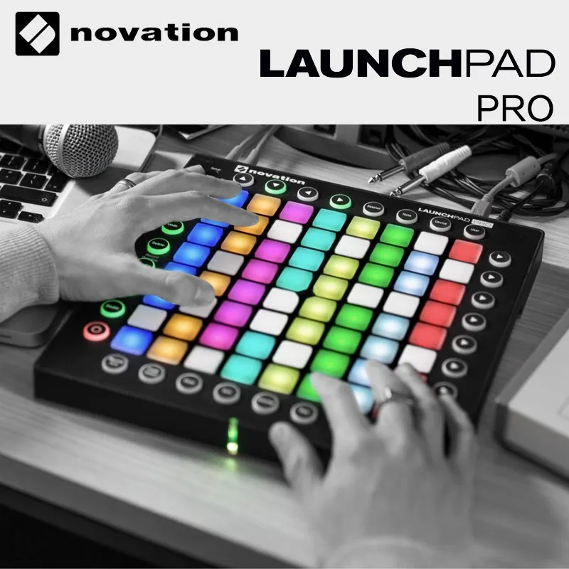 Novation Launchpad Pro светодиодный отзывы MIDI контроллер клавиатуры USB DJ перкуссионные