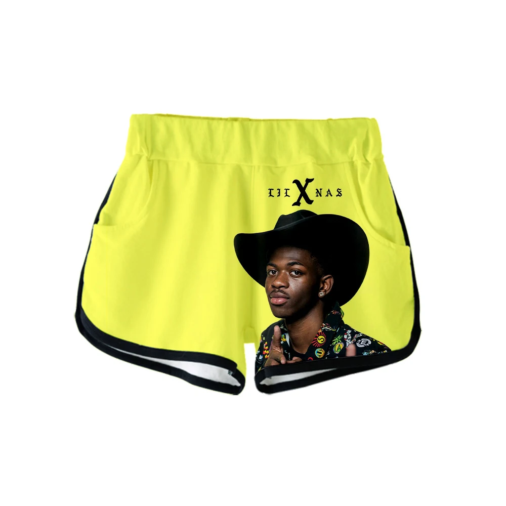 3D Lil Nas X Printed New Women Shorts cute harajuku Streetwear 2019 Hot Sale Girls Casual Cool Summer shorts | Женская одежда