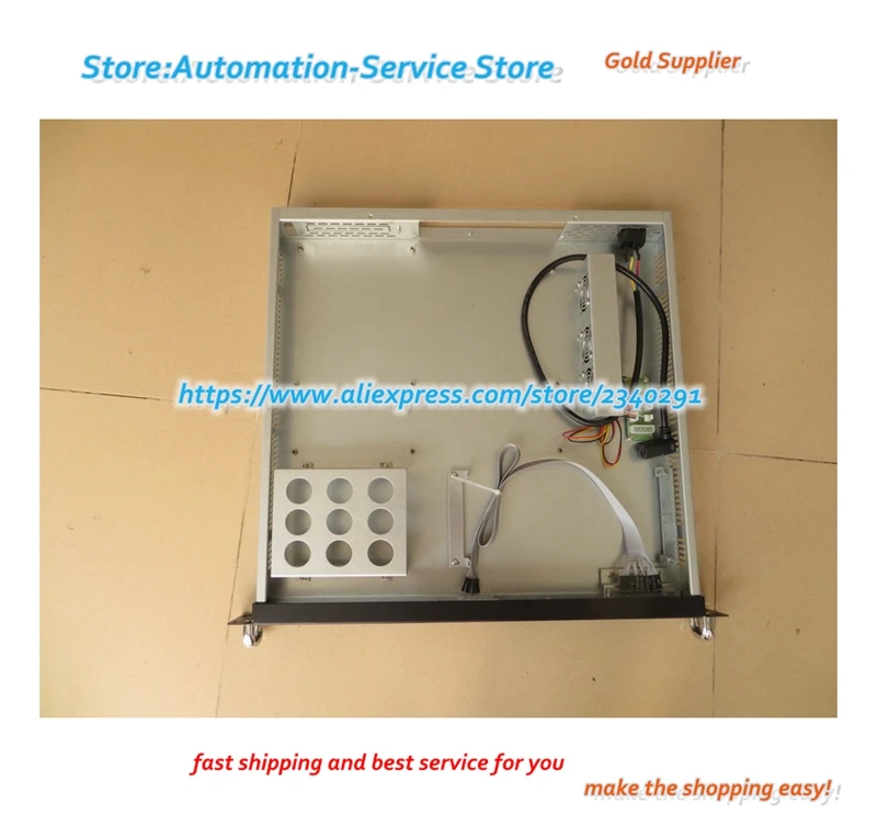 1U Server Case Industrial Control Cabinet IDC Storage Short Hard Disk 42CM Depth | Электроника