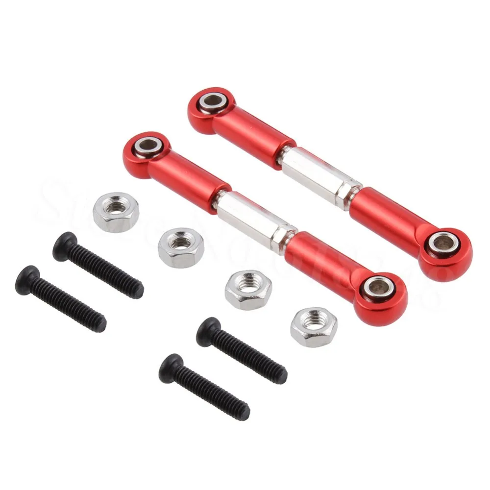 Алюминиевый передний амортизатор рулевой тяги 0021 для WLtoys 12428 12423 1/12 RC автомобиль