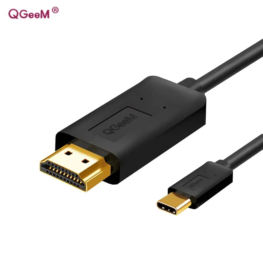 4K 30HZ USB C к HDMI Кабель-адаптер 4 К 1080 P 60 Гц USB Type C к HDMI 2.0 кабель Thunderbolt 3 кабель для Macbook Huawei Mate10 Sumsang S8 - Цвет: 4K 30HZ