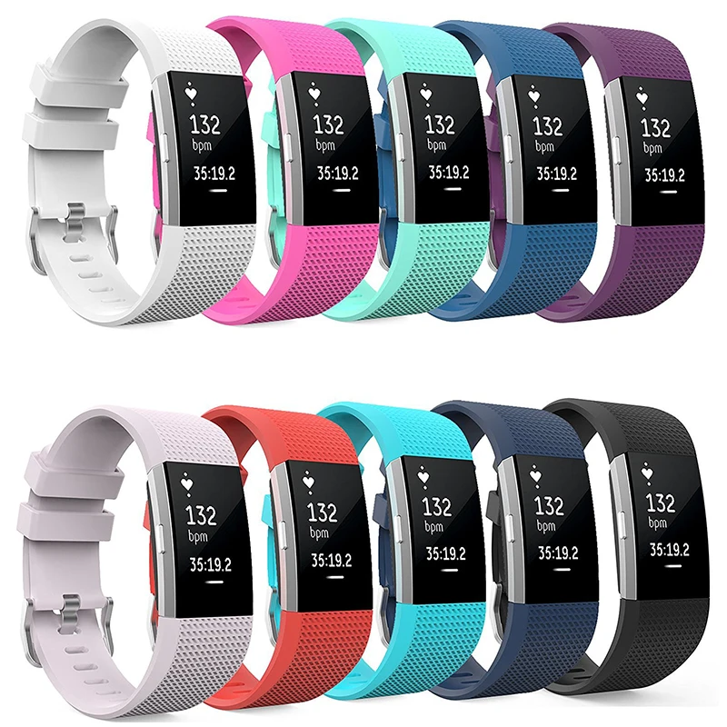 Сменный Браслет для браслета FitBit Charge 2 мягкий силиконовый ремешок наручных