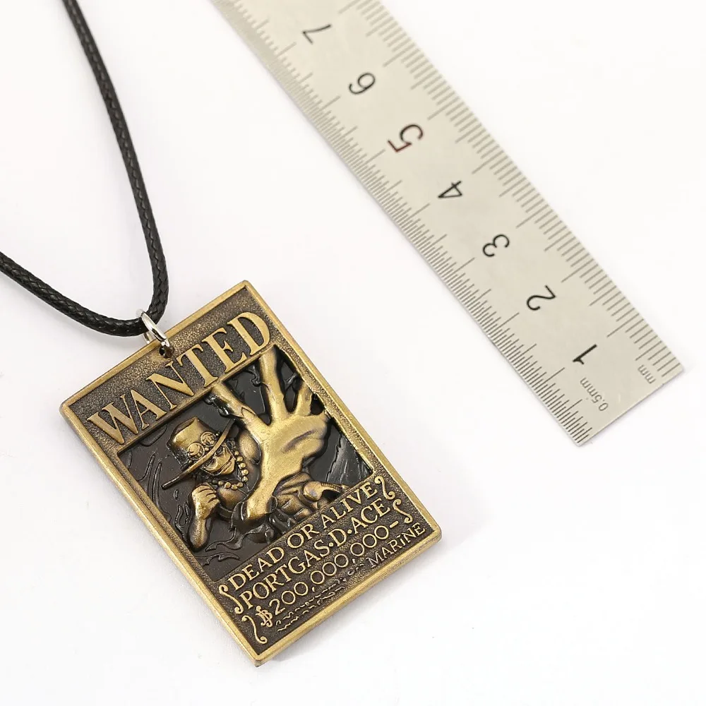MS Jewelry цельный кулон требуется плакат ожерелье Ace Law Nami Sanji ордер Дружба Мужчины