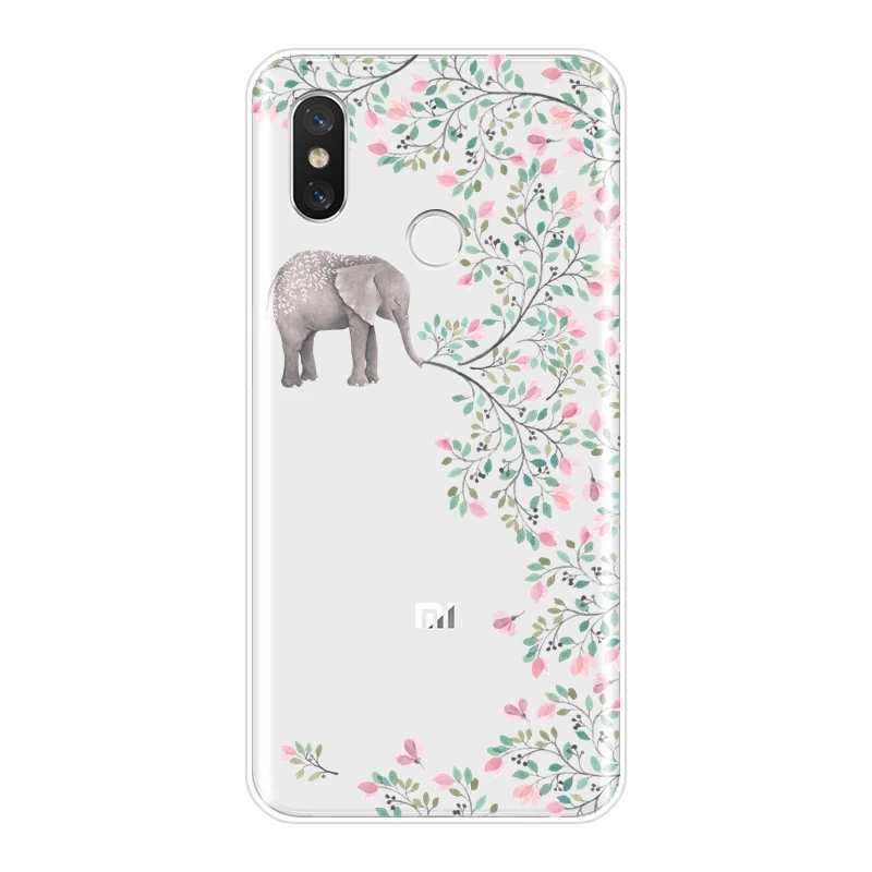 Мягкий силиконовый чехол для телефона Xiaomi Mi A1 A2 Lite 8 SE 5 5C 5S 5X 6 6X Plus задняя крышка с