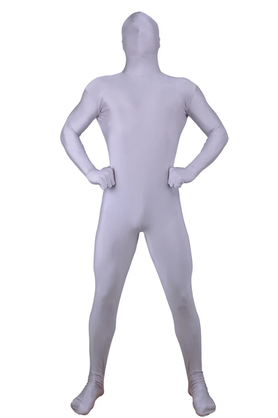 

(SCM028) спандекс нейлон лайкра фотоэлемент полный корпус Унисекс Вторая Кожа Прозрачная облегающая