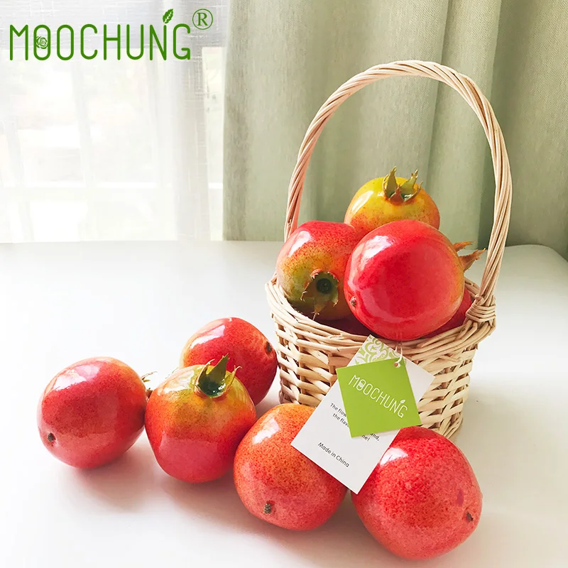 

Moochung 10 шт./лот искусственный гранат фрукты пены фрукты Дом Кухня свадебное украшение домашний декор фотореквизит