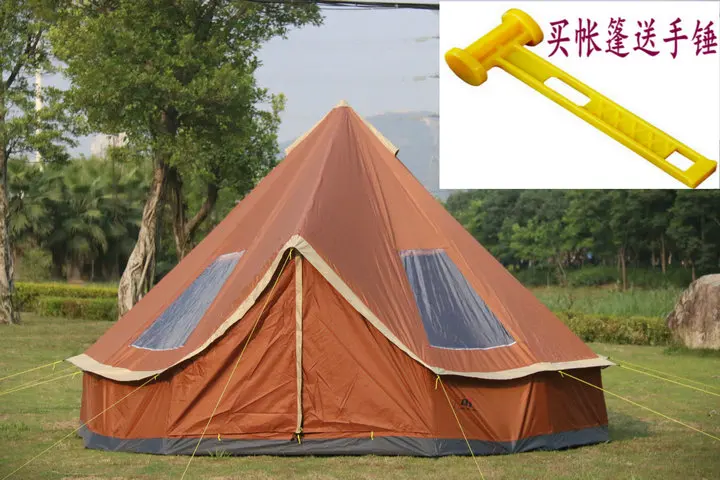 Палатка монгольская Юрта на 5 8 человек семейный навес от комаров Для Путешествий