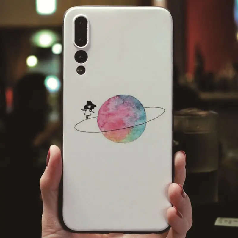 MaiYaCa, розовая карта мира, черный мягкий чехол для телефона iPhone 7, 8, Xr, XS Max, чехол для huawei P9, P10, P20, P20pro, honor 9, 10, V9, V10 - Цвет: A5