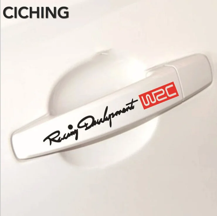 Дверные ручки наклейки и для автомобиля Стайлинг Peugeot 206 207 208 301 307 308 407 408 508 607 2008 3008