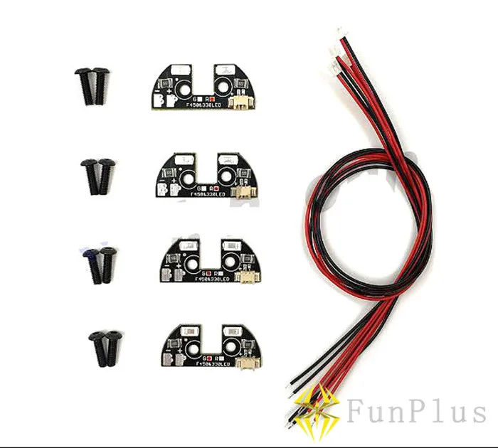 Привод APM для квадрокоптера 5 В 4 светодиода с кабелем|navigation light|navigator led lightsquadcopter |