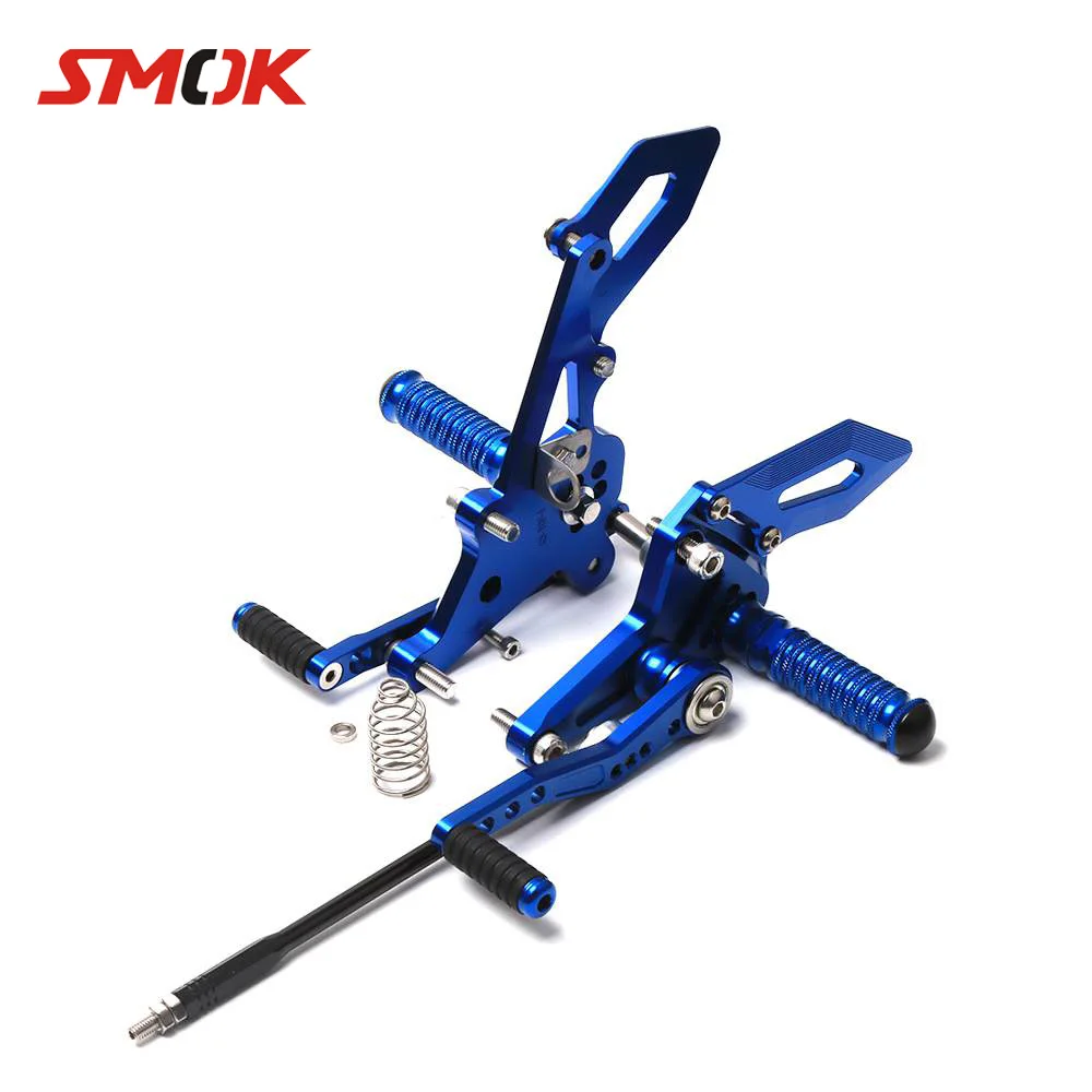 

SMOK Motorcycle CNC Aluminum Alloy Adjustable Rearsets Footrest Foot Rests For Yamaha MT 07 FZ-07 MT07 MT-07 FZ07 2014-2017
