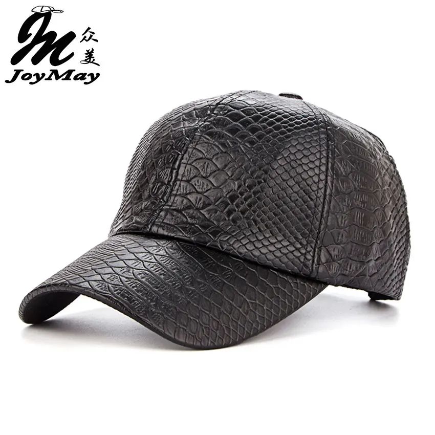 Бейсболка Joymay B360 для мужчин и женщин модная кепка из искусственной кожи в стиле